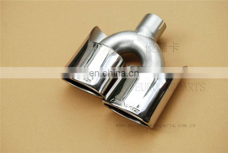 C class w204 C63 exhuast pipe with high quality stainless steel material fit for C180 C200 C260 to C63 muffler tips