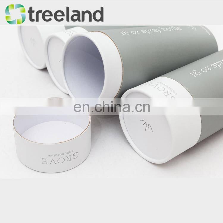 Rigid Round Box 3 Piece Telescopic Paper Tube T-shirt Packaging