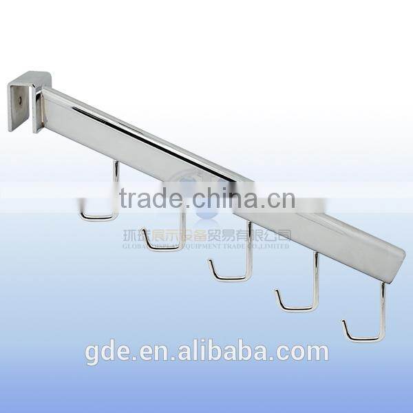 Metal 5 hooks display hook for cross bar