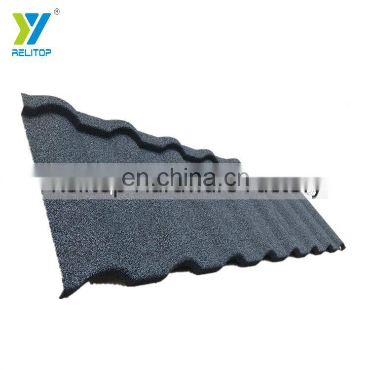 Relitop Milano Stone Coated Metal Roofing For Villa 0.35 0.4 0.5 mm Aluminum Roofing Sheet With Colorful Stones Granules