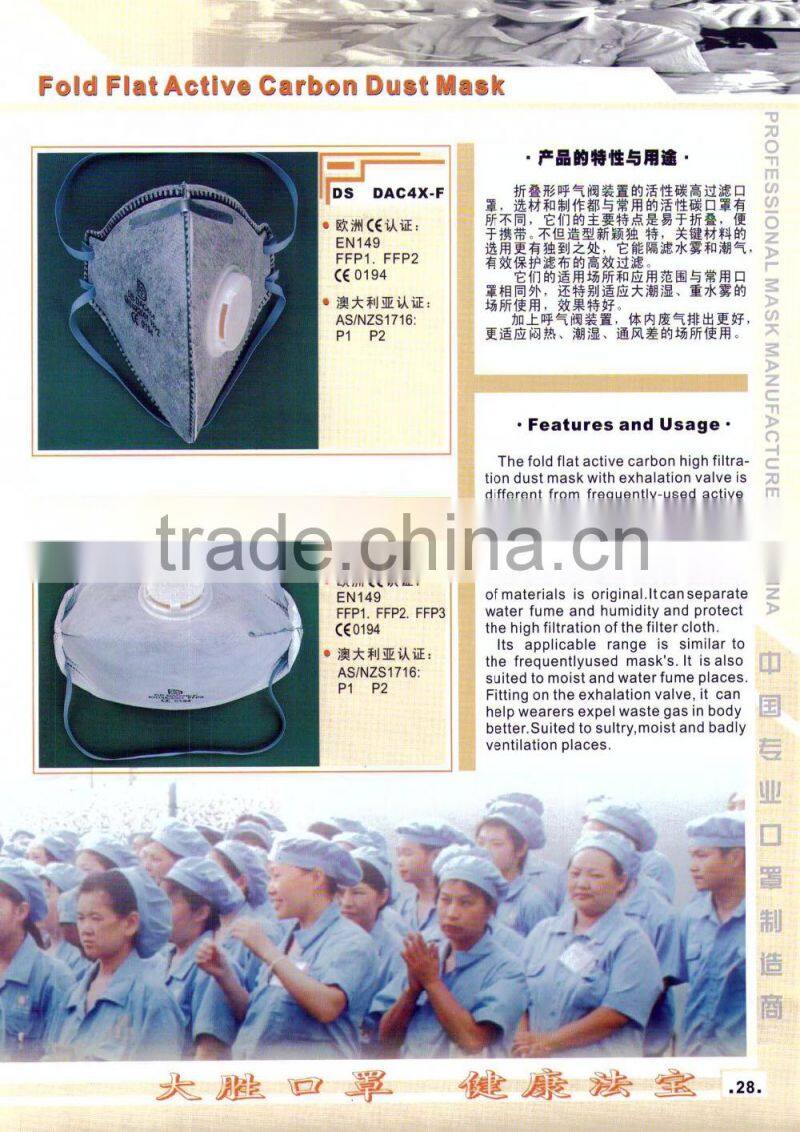 Net Surface Dust Mask DS DAC4N, APRROVED BY NR, GOGGLE, N95, N99, FDA , AS/NZS1716