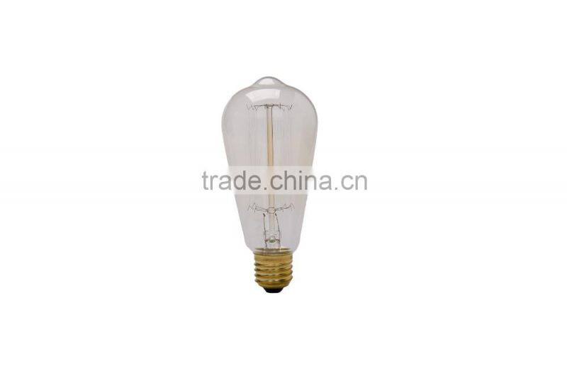 Edison bulb, ST64 Squirrel cage/Spiral, E27 40W