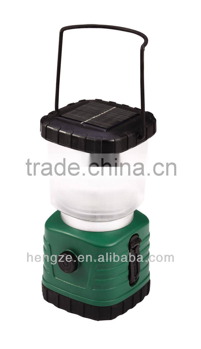 high power solar rechargeable dynamo led camping light