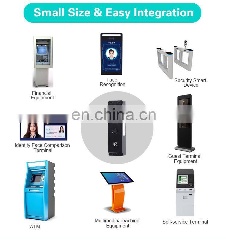 5MP Face Module Face Recognition Camera Module Facial Module and RGB H.265 SDK M3 Cloud Reset 6pin Terminal Interface to USB 2.0