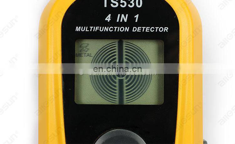 All-Sun TS530 4 in 1 super detector digital multifunction metal detector AC voltage/stud Spotlight&Groove 2m measure tape inside