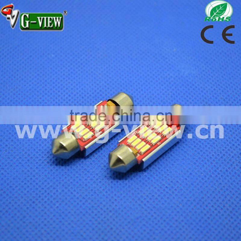 2016 new interior lamp led c5w no error f-39mm 12smd 4014 license plate light