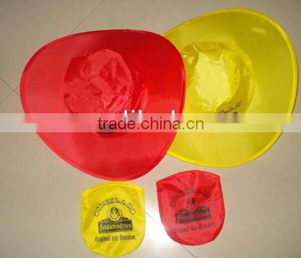 white blank cowboy hats, blank foldable nylon sun shade hats