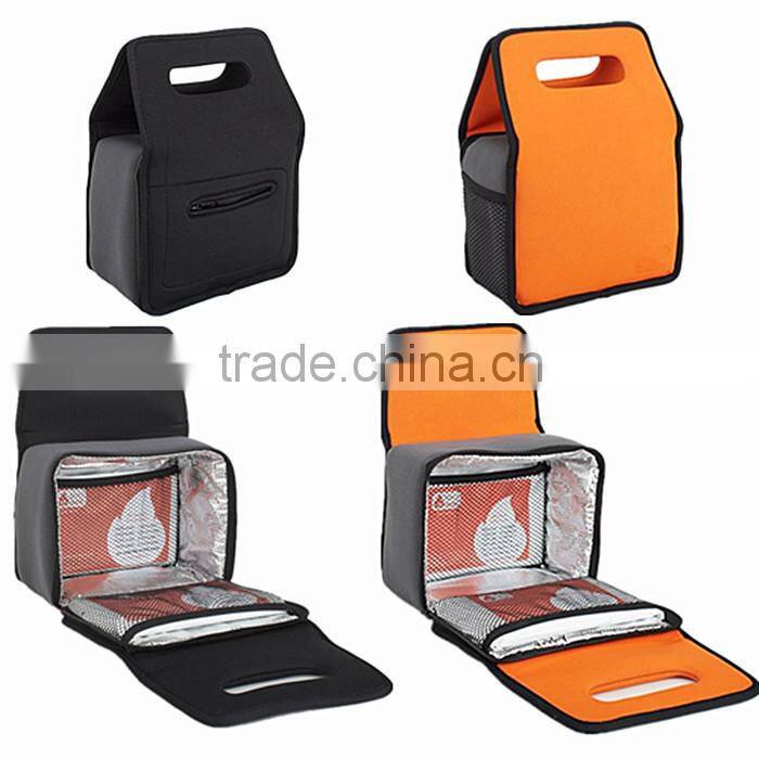 heat transfer printing neoprene lunch bag, for kids students