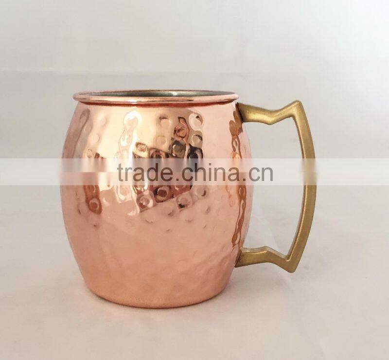 16OZ Hammered copper mugs Old Dutch copper hammered moscow mule mug