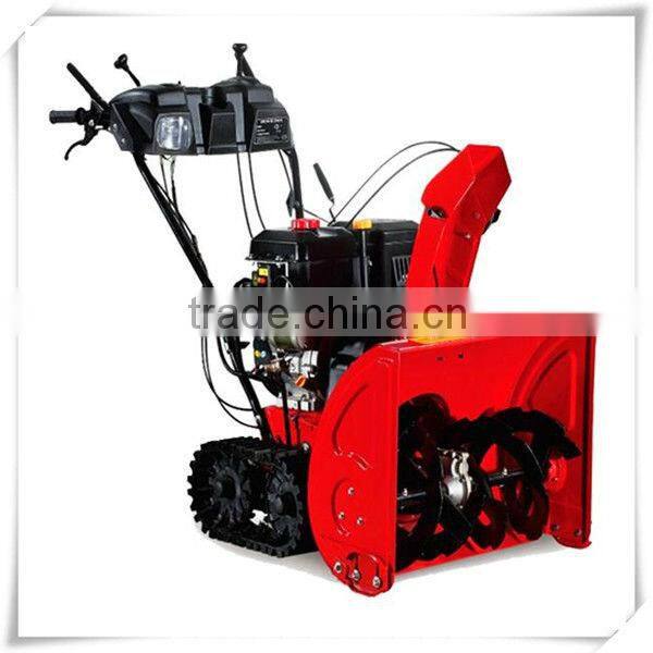 ZHEJIANG snow blower with track walk,LED light and 13HP Zongshen/Longcin engine