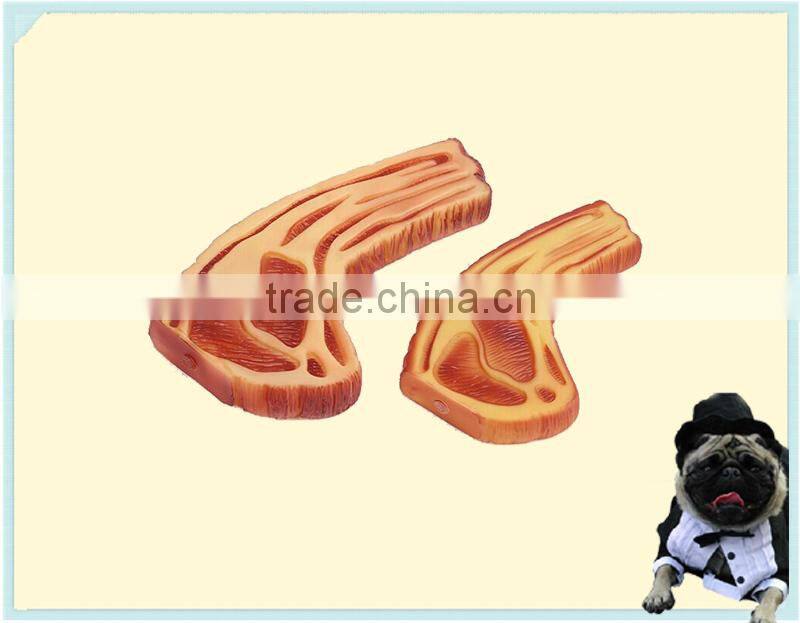 The simulation meat piece of pet toys wholesale