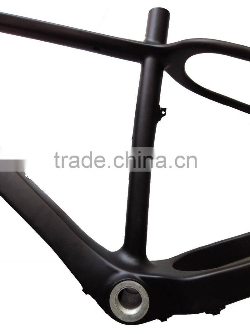 fatbike carbon frame 26er full carbon fiber snow bicycle frameset, cheap 26er fat bicycle frame