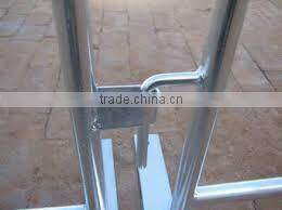galvanized steel traffic crowd control barrier