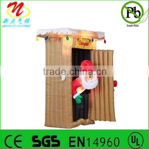 Gemmy Christmas decoration inflatable Santas workshop