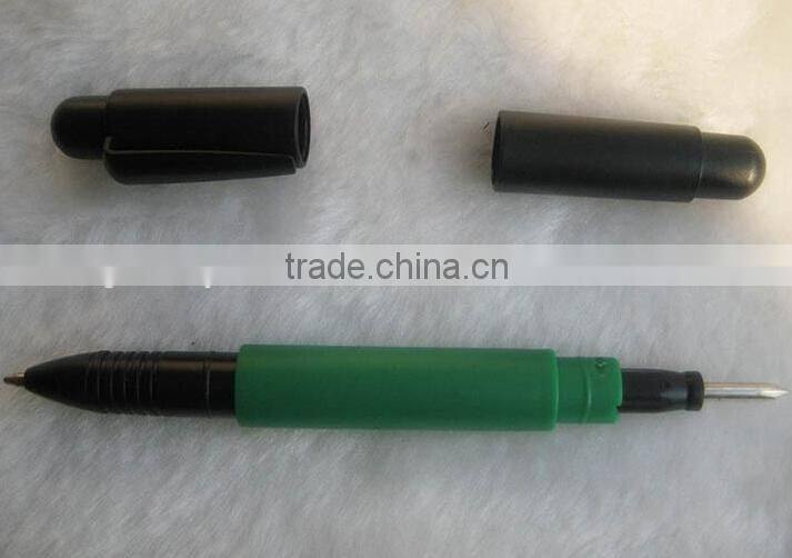 2014 Creative design promotional plastic ball pen with tool