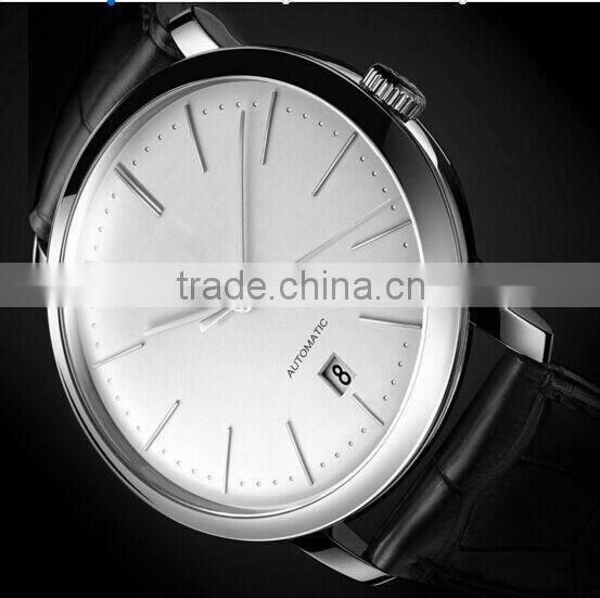 2016 Best Luxury Unusual Valentine Gifts For Him Genuine Leather Strap Watch