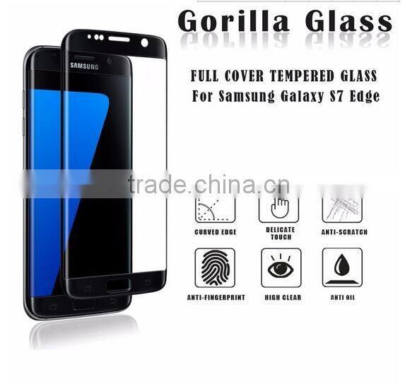 Brand LEXVSS GROUP Mobile Phone Use OEM For Samsung Galaxy s7 edge tempered glass screen protector China Supplier