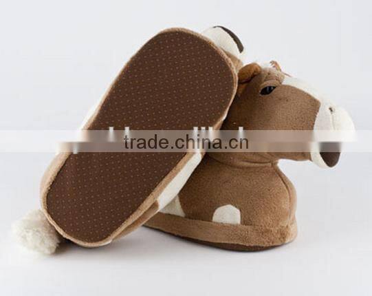Horse Slippers/plush horse slippers/ HOT SALE horse slipper