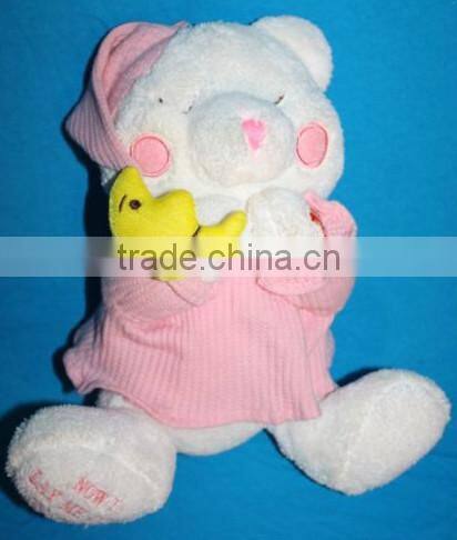 plush prayer bear/cute plush bear toy/wholesale plush prayer bear toy
