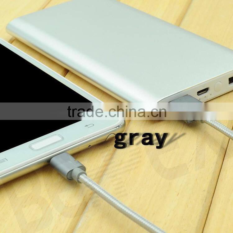 Colorrful Braid Magnetic Micro B USB Cable