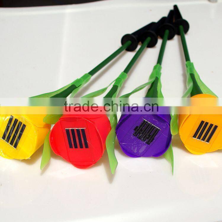 Solar flower shape christmas lights led flower light