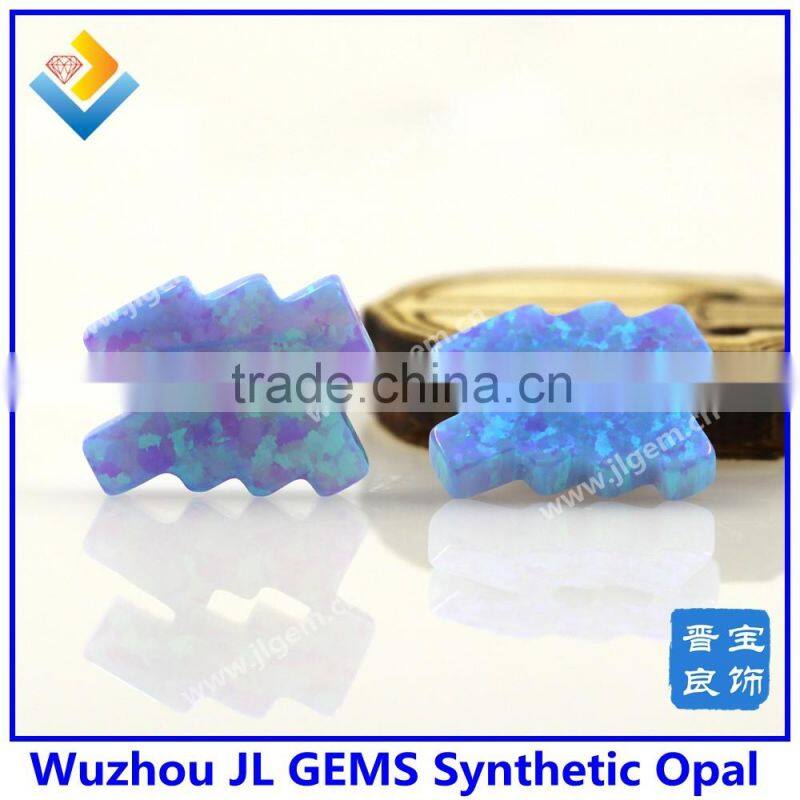 Hot Sales Aquarius Fire White/Blue Opal 78 Colors Optional Gemstone With 12 Horoscope Synthetic Opal