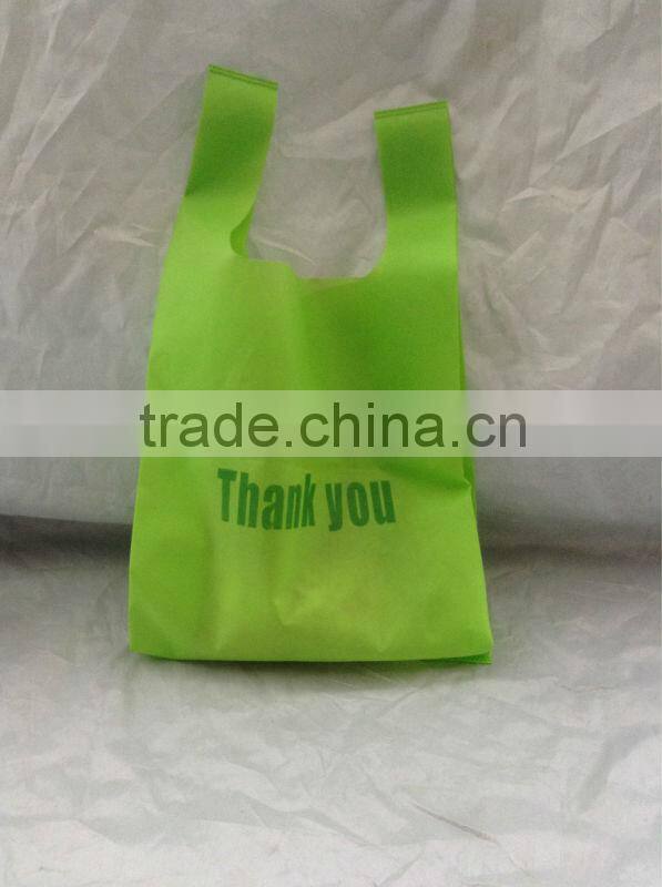 Standard size T-shirt shape non woven bag