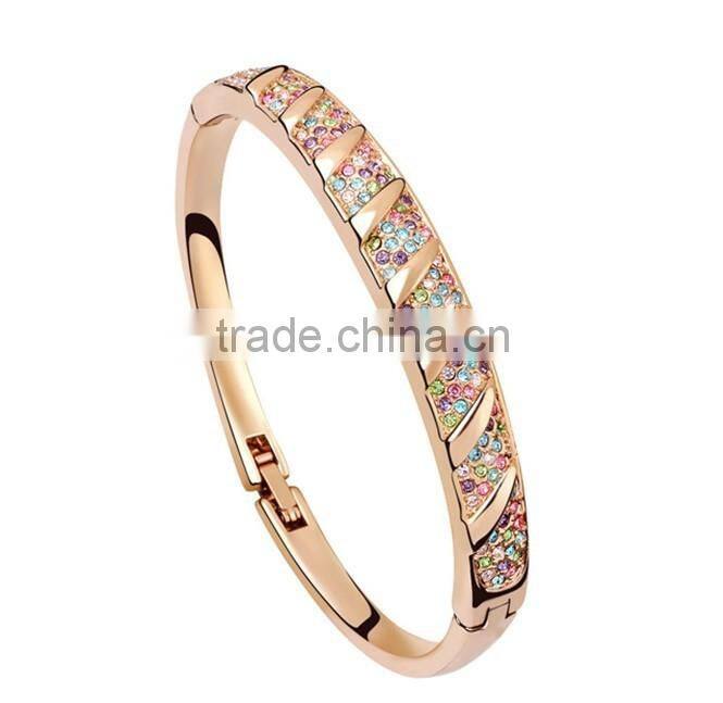 Fashion Beautiful Silver Butterfly Shaped CZ Diamond Bracelet