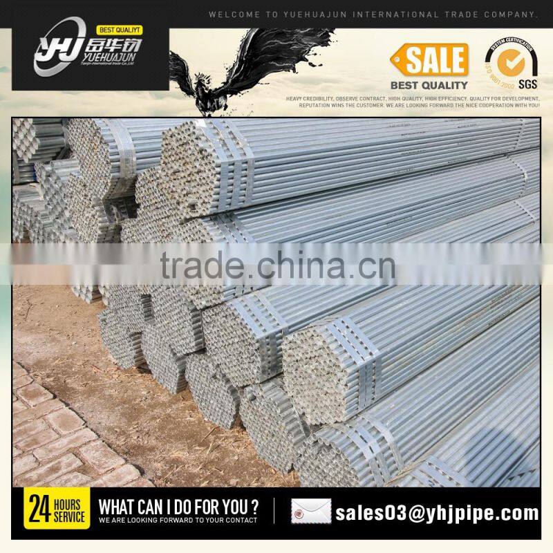 Tianjin Yuehuajun TSX_G3048 galvanized steel pipe for greenhouse frame