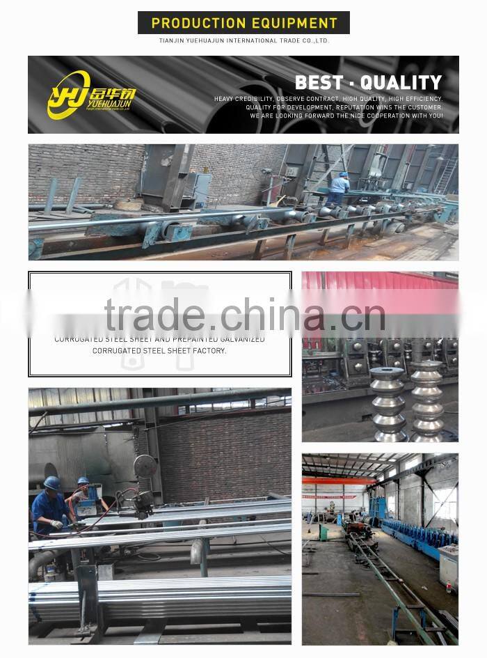 Tianjin Yuehuajun TSX_G3048 galvanized steel pipe for greenhouse frame