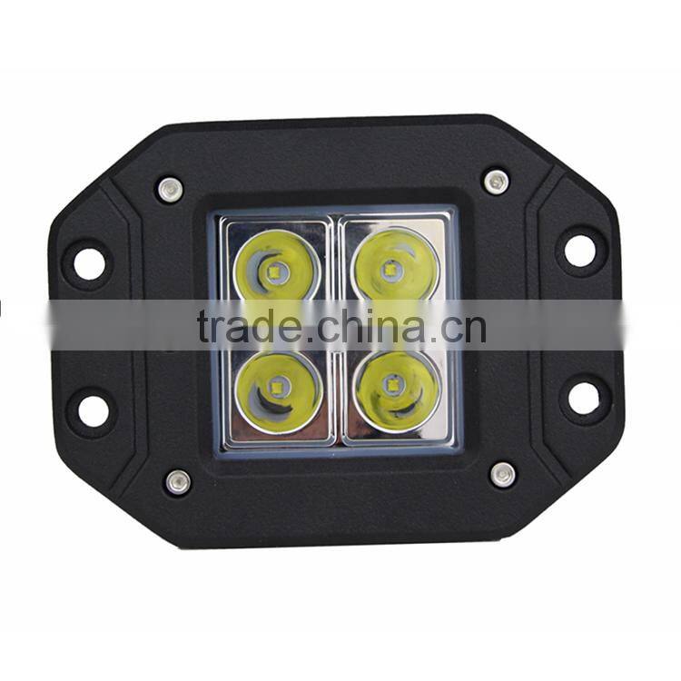 auto 12v 24v 12watt led spot work light
