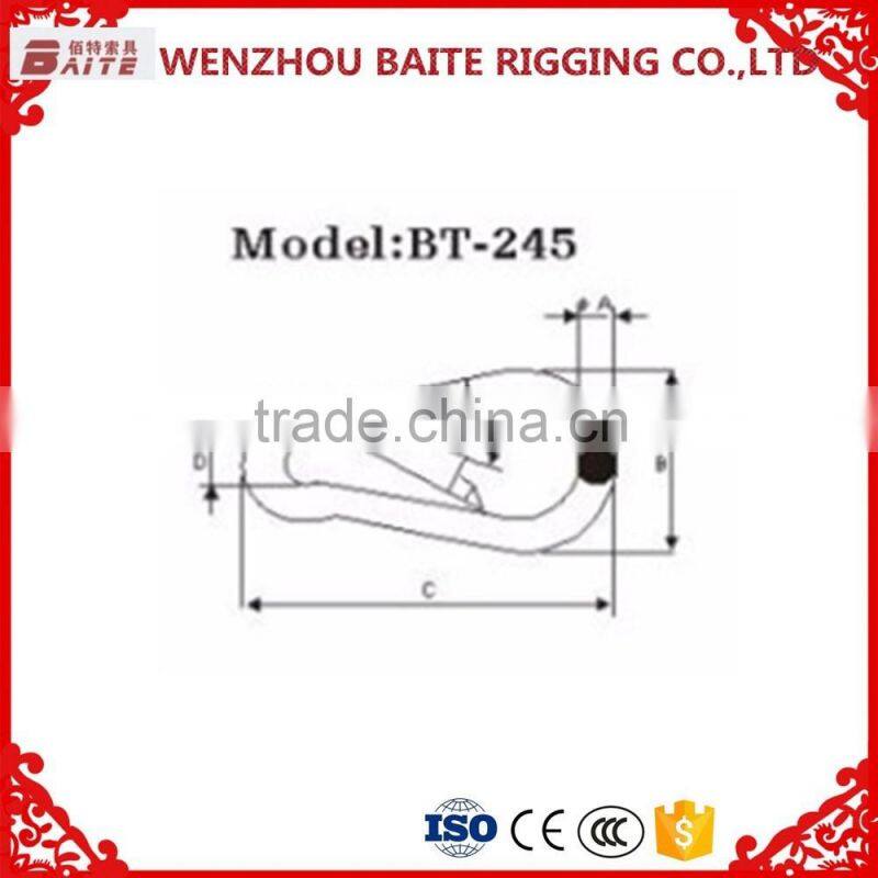 10mm SPRING HOOK Din5299 FORM C SS304/WIRE ROPE ACCESSORY