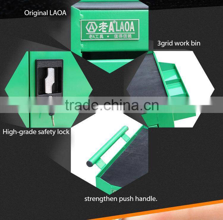 LAOA heavy duty tool trolley with support plate 5drawers tool trolley