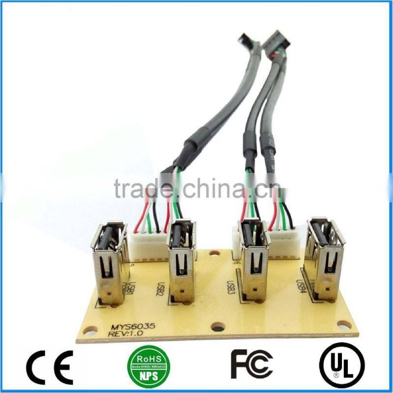 Motherboard USB2.0 Cable Panel Mount For Computer PC Board Cable