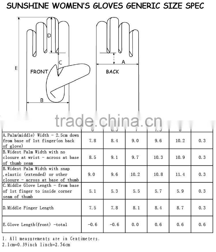 HIGH end online shop tight full grain goatskin beaded and lace leather winter glove