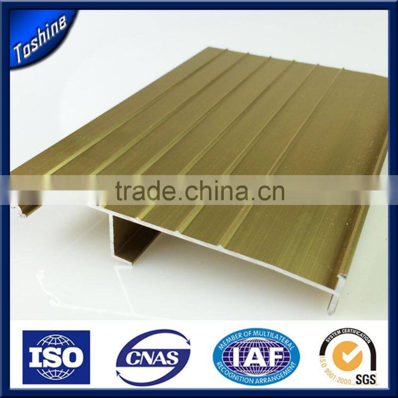 high quality customized white silver anodized extrusion car body used decorative aluminum profile