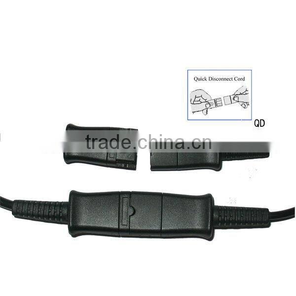 High quality binaural call center headset for PC with double 3.5mm plug HSM-902NPQDJ3.5D