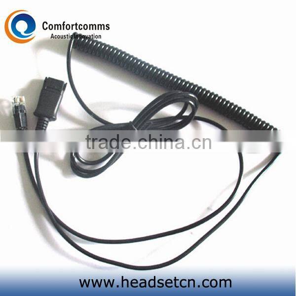 Noise canceling Call center telephone headset RJ11