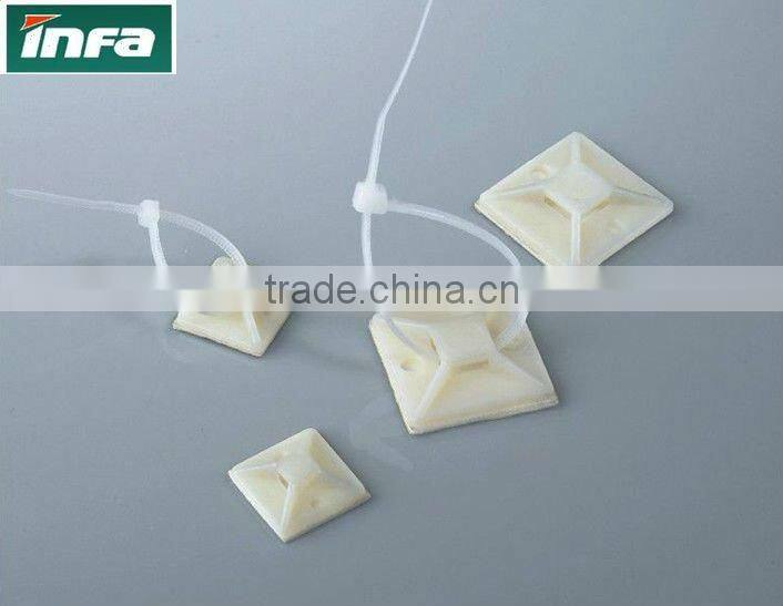 cable tie mount base nylon/plastic tie mounts base