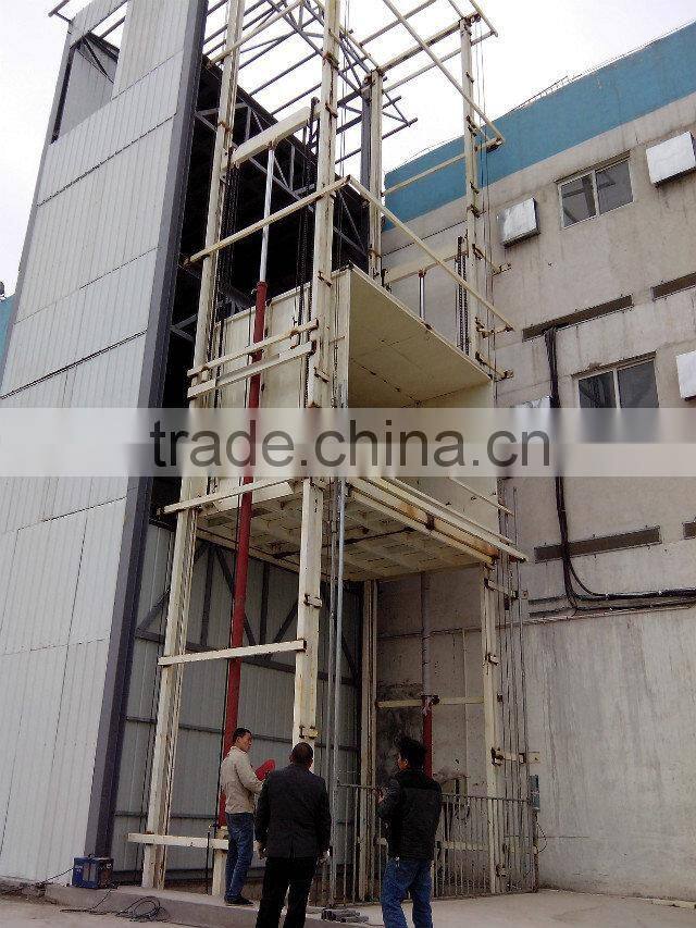 China Hydraulic Lead Rail Lift Platform Electric lift China Outdoor lift