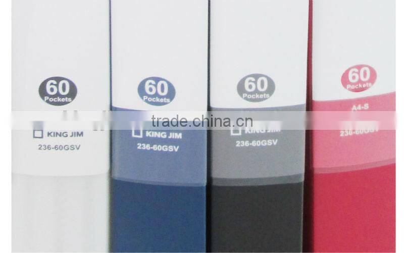 CLEAR FILE 236-60GSV - Big size holder with 60 pockets