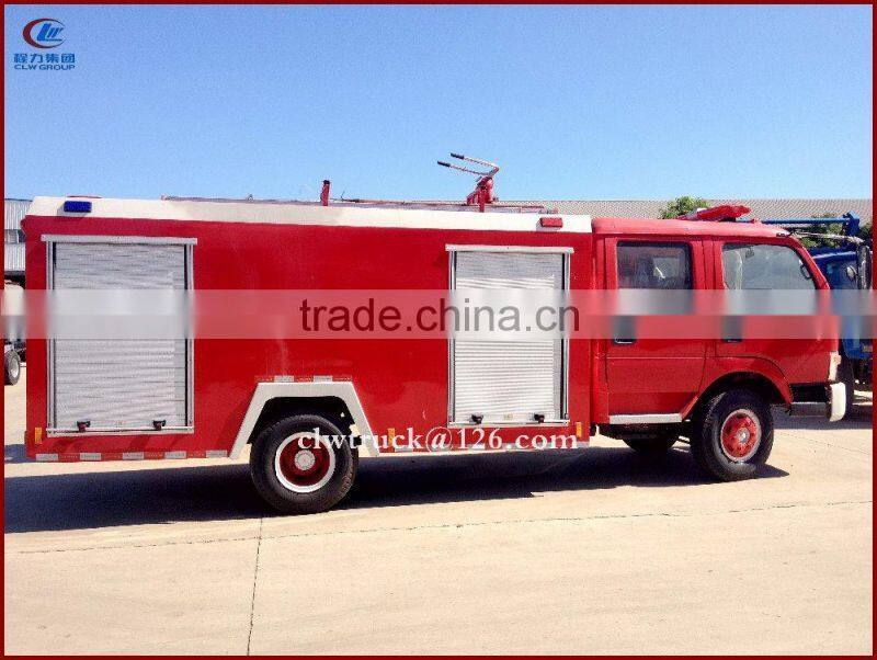 Ideal fireman 'partner' motor fire brigade vehicle/fire engine vehicle with water tanker