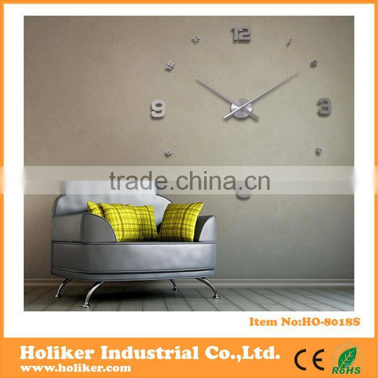 3D EVA DIY Clock Wall Clock With acrylic cover