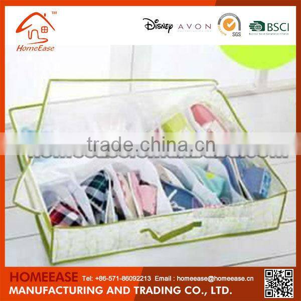 Hot sale collapsible foldable storage box removable dividers