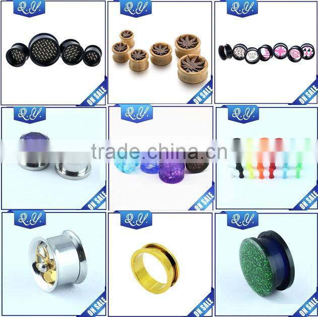 Fake Ear Tunnel Piercing Jewelry Taper Deisgn Fake Ear Expander