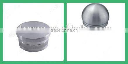 handrail balustrade fitting metal pipe end cap for 42.4mm tube