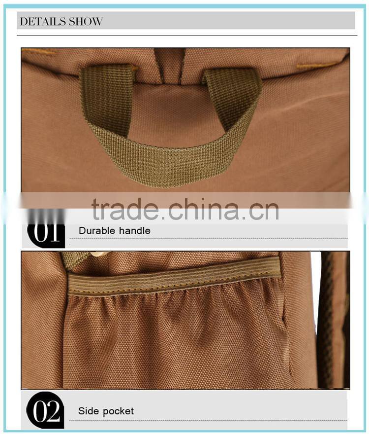 wholesale hiking backpack camouflage army school bag durable military canvas backpack