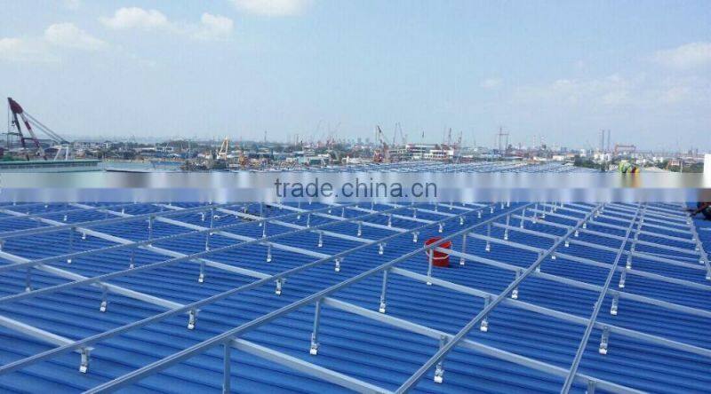 rooftop solar panel mount for seam roof