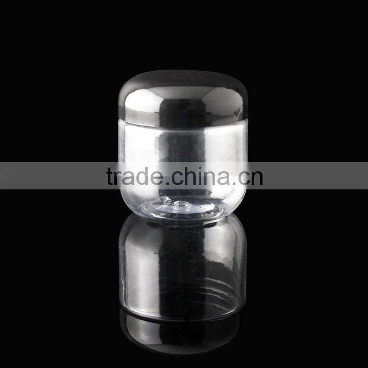 wholesale round 60ml plastic jar for cosmetic packaging