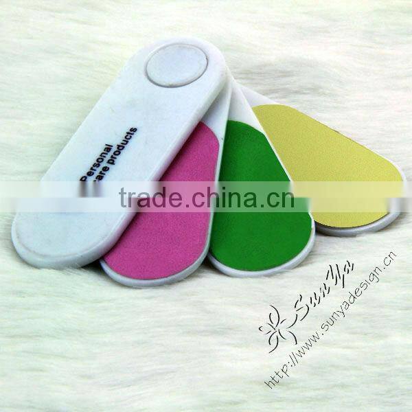 4 steps plastic folding nail file